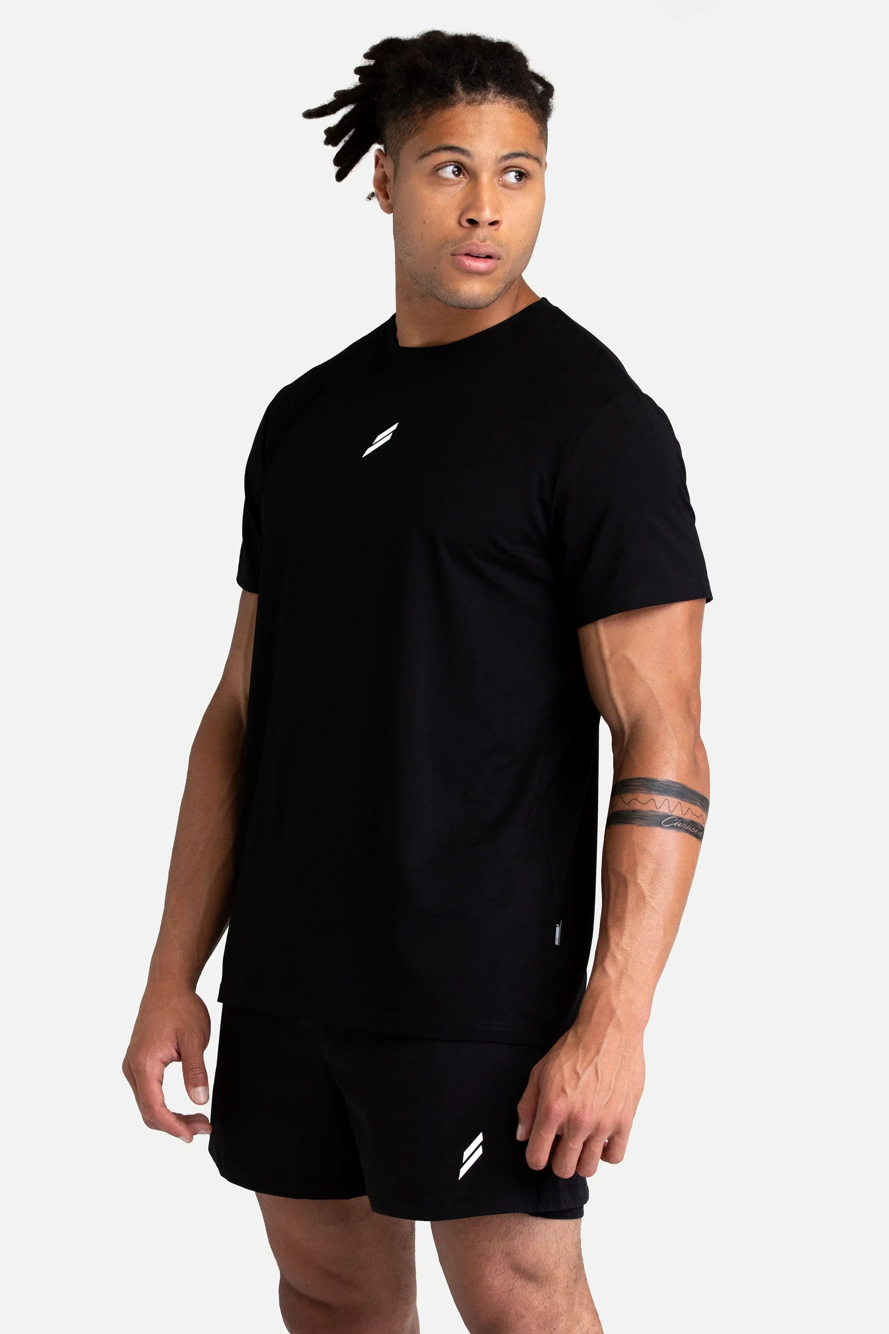 Mark Regular Fit Tee - Black