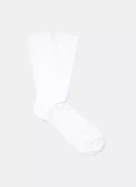 Men's Cotton Socks in White