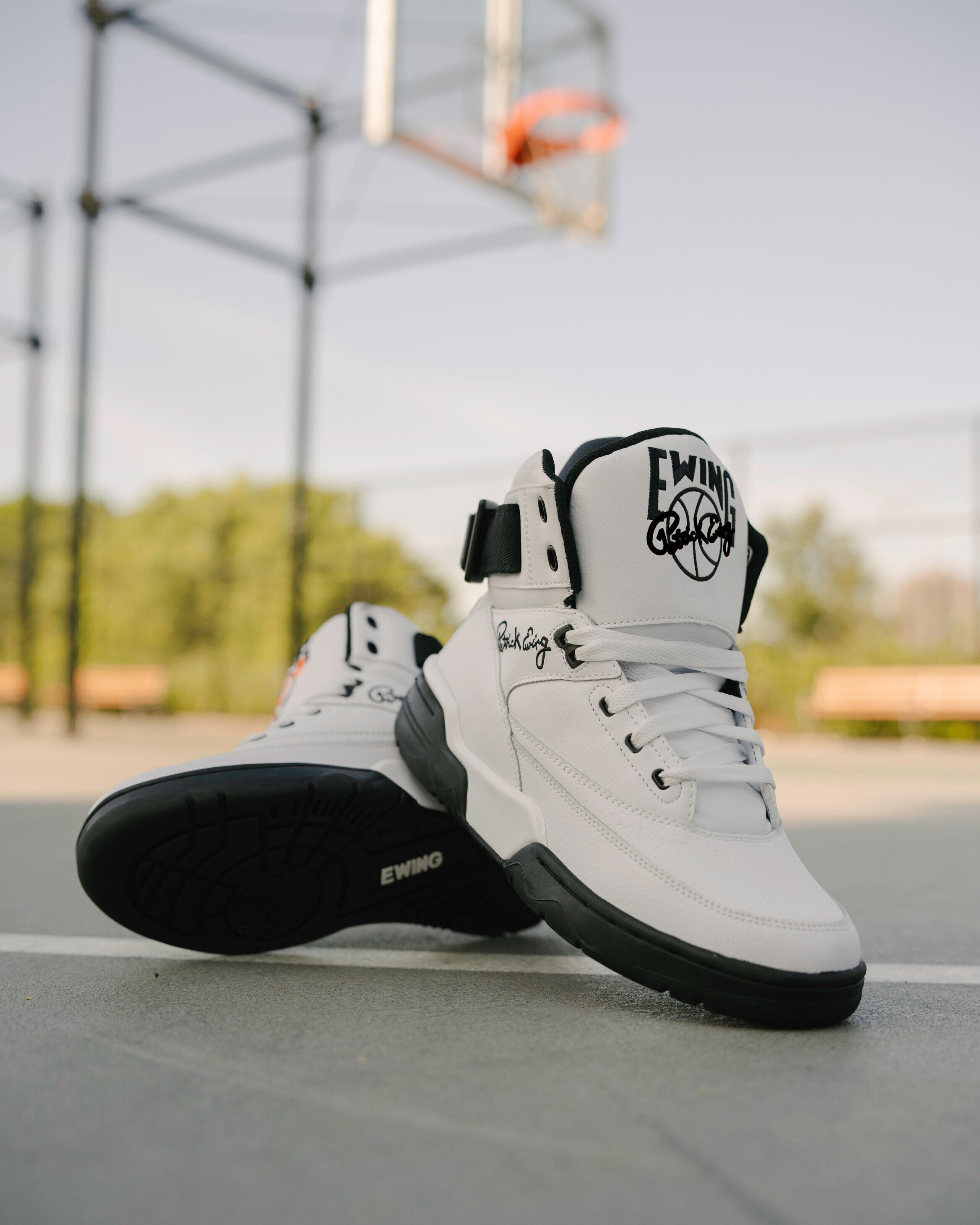 (Men's) Ewing Athletics 33 Hi OG White / Black 1BM01776-120