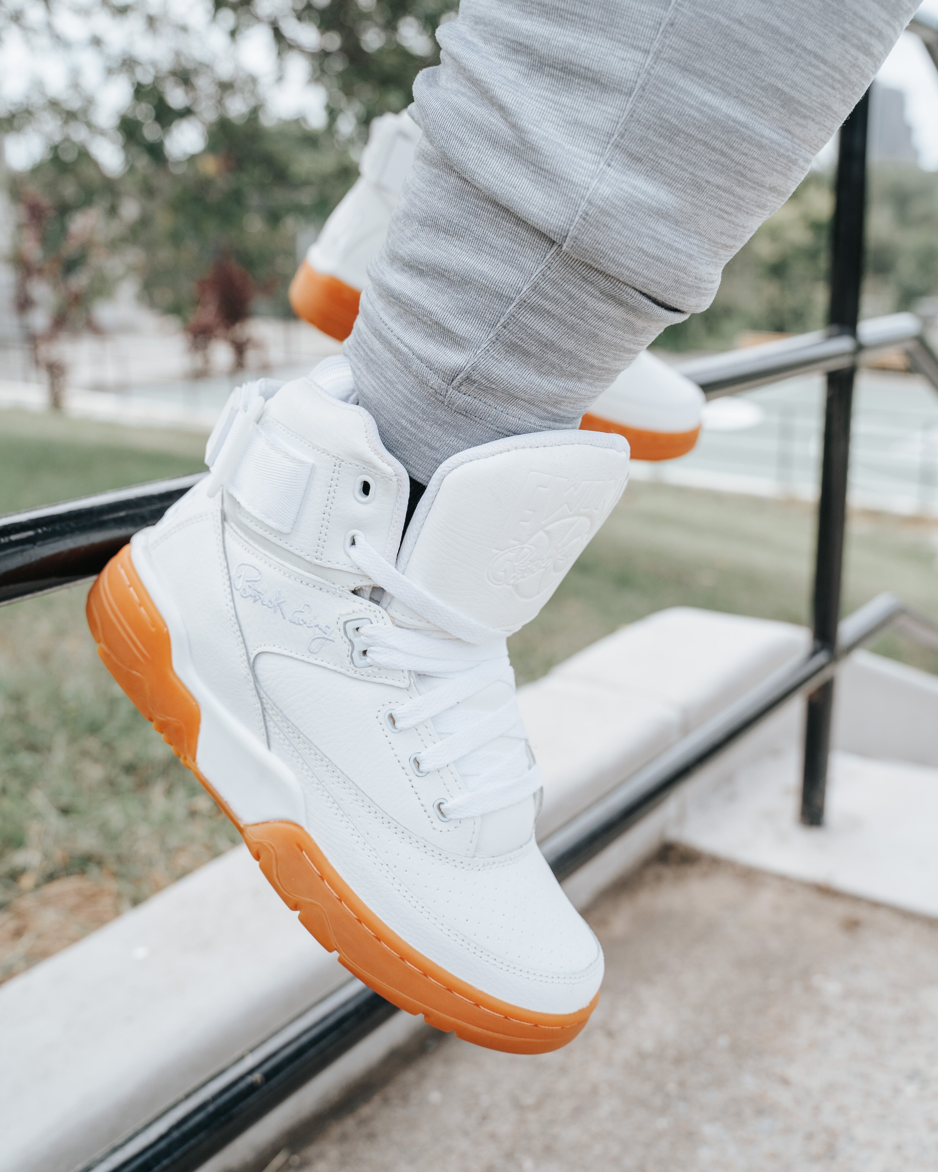 (Men's) Ewing Athletics 33 Hi OG White / Gum 1EW90014-108