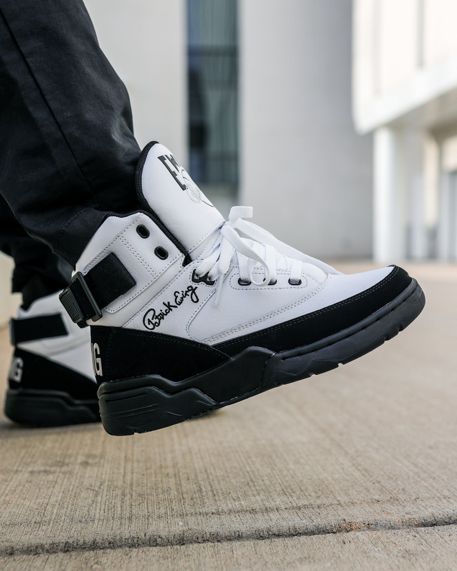 (Men's) Ewing Athletics 33 Hi 'Oreo / Panda' White / Black 1EW90112-003