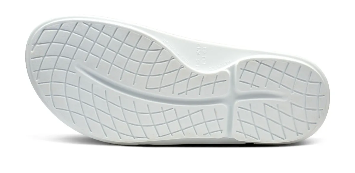 Men's OOahh Sport Flex Sandal - White