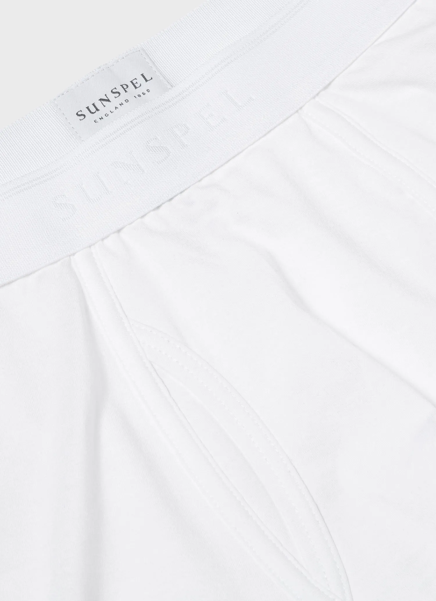 Men's Superfine Cotton Trunks in White