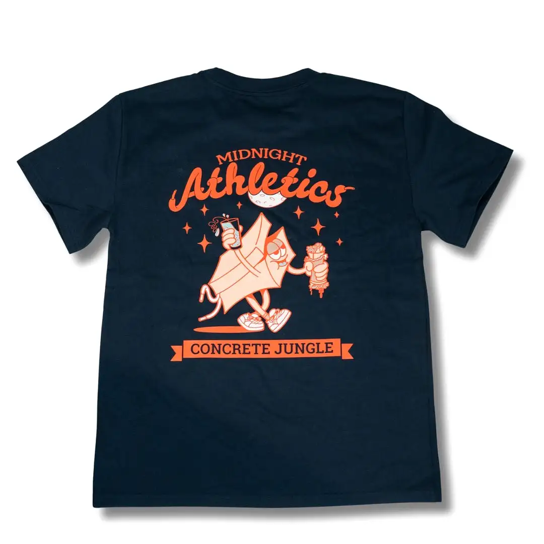 MIDNIGHT ATHLETICS TEE NAVY