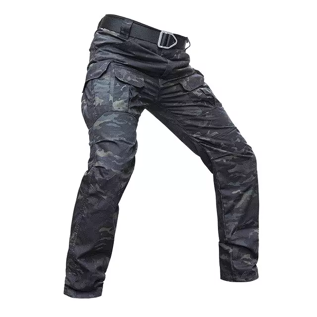 Military Tactical Cargo Pants  Stretch Cotton Casual Work Pants Men's Stretch SWAT Combat Rip-Stop Many Pocket Army Long Trouser