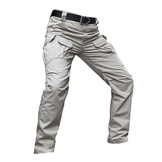 Military Tactical Cargo Pants  Stretch Cotton Casual Work Pants Men's Stretch SWAT Combat Rip-Stop Many Pocket Army Long Trouser