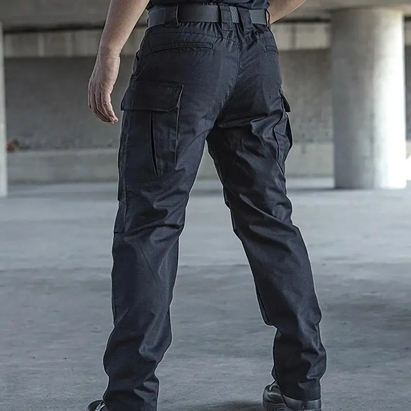 Military Tactical Cargo Pants  Stretch Cotton Casual Work Pants Men's Stretch SWAT Combat Rip-Stop Many Pocket Army Long Trouser