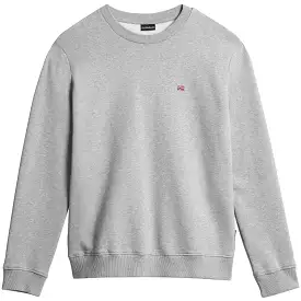 Napapijri Balis Crew Sweat - Medium Grey Melange