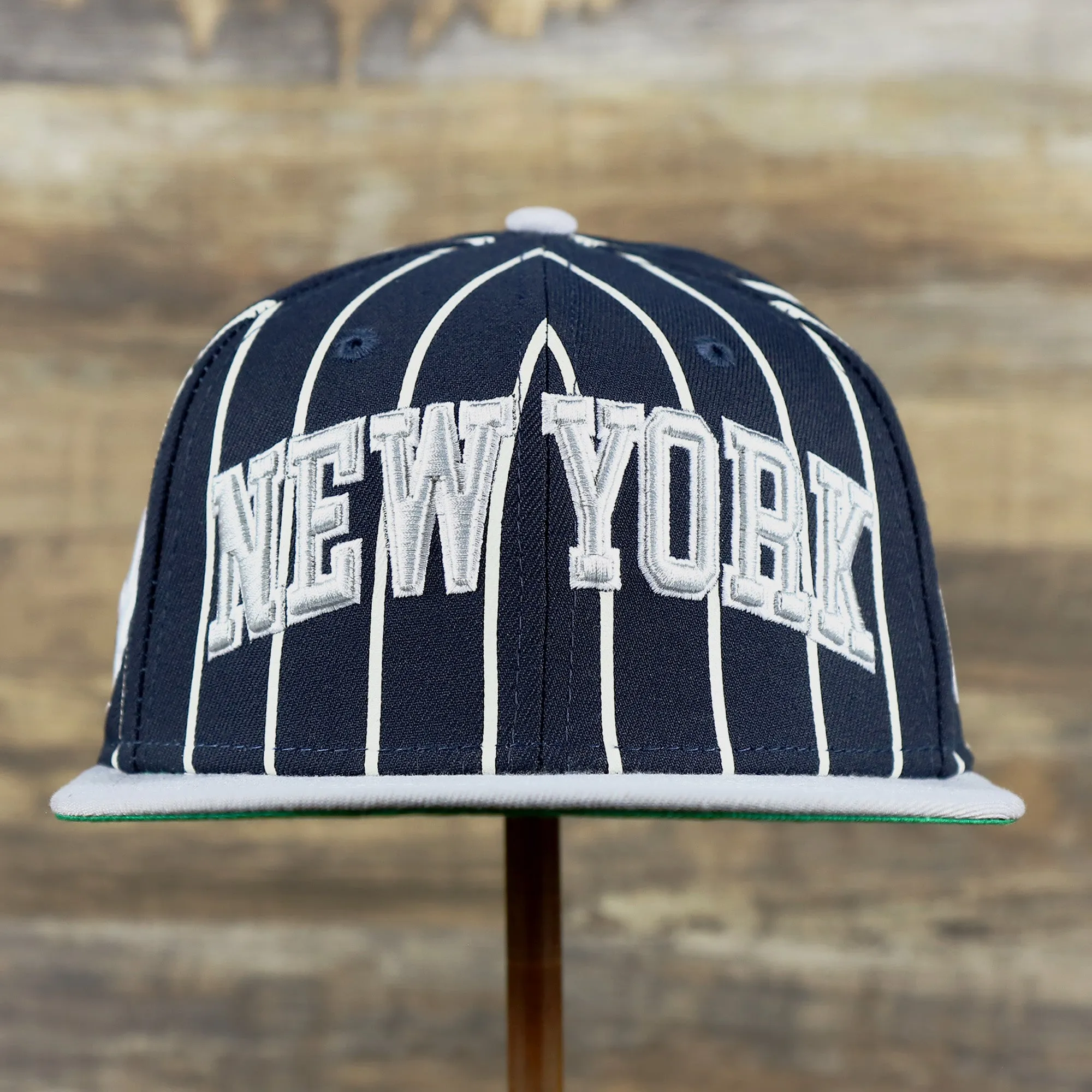 New York Yankees City Arch Striped 9Fifty Snapback Cap | Pin Stripe 9Fifty Cap