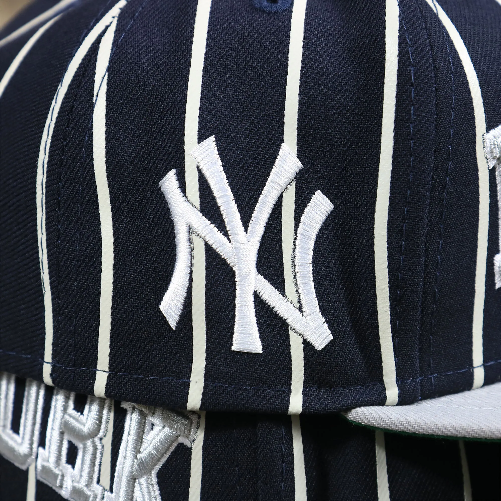 New York Yankees City Arch Striped 9Fifty Snapback Cap | Pin Stripe 9Fifty Cap