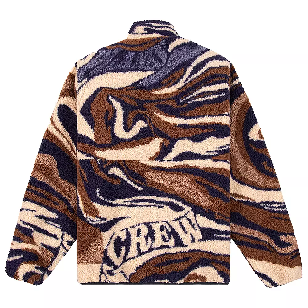 Paper Planes Marble Fleece Reversible Jacket