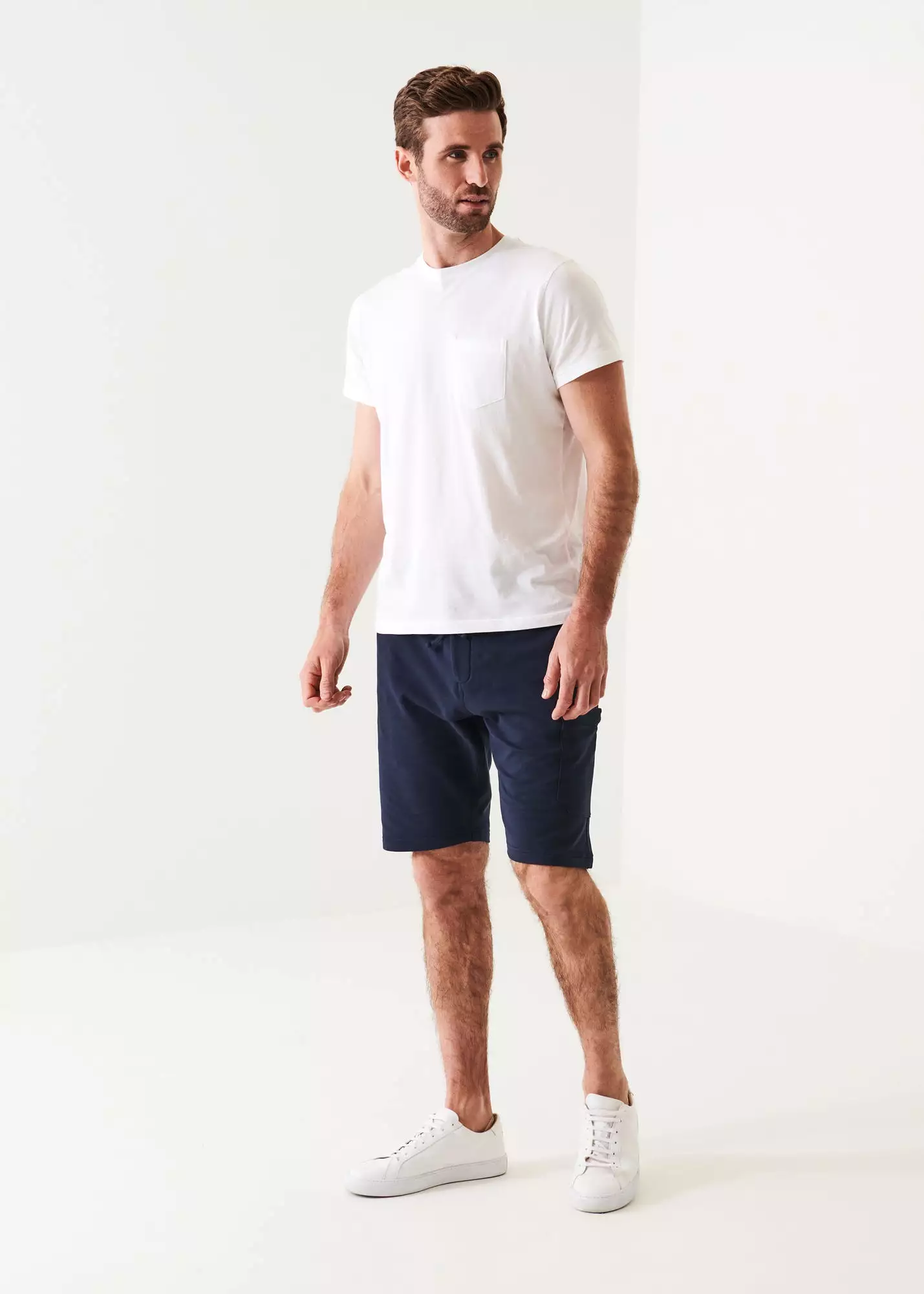 PIMA COTTON FRENCH TERRY CARGO SHORT