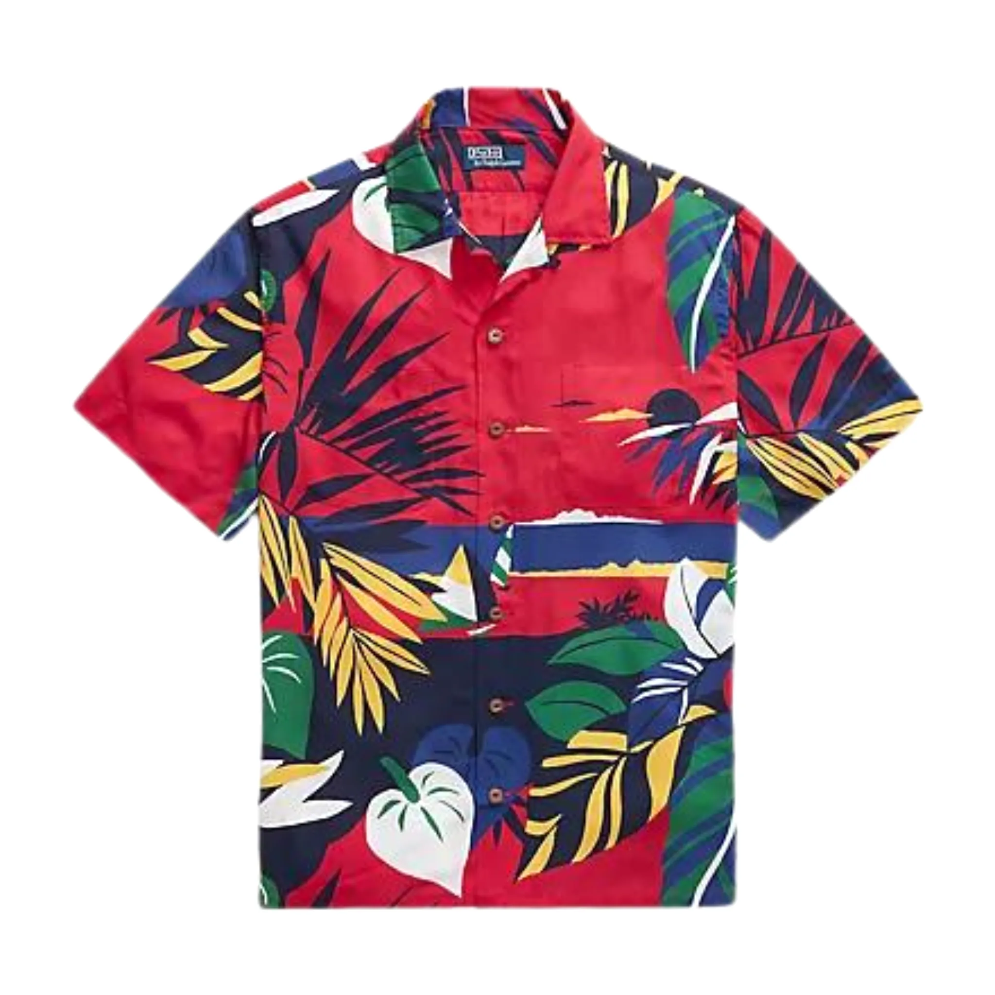 Polo Ralph Lauren Classic Fit Hoffman Print Camp Shirt (Deco Tropical)