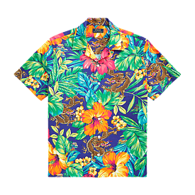 Polo Ralph Lauren Classic Fit Tropical Oxford Camp Shirt (Tropical Dragon)