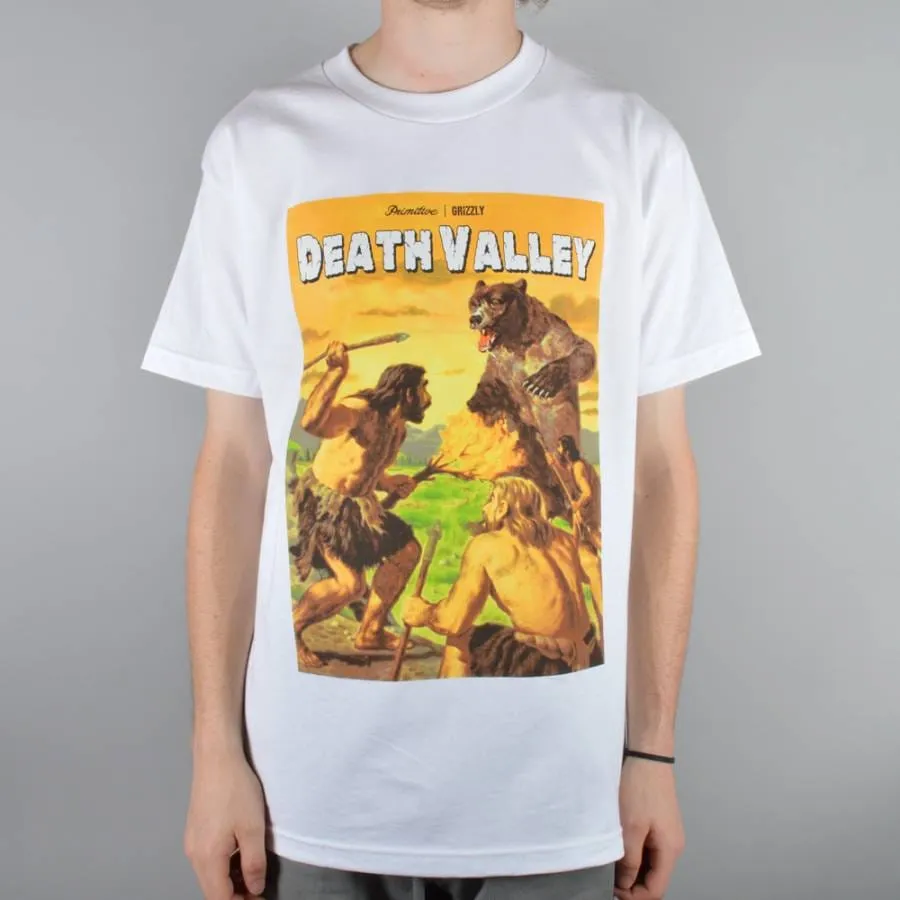 Primitive x Grizzly Death Valley Skate T-Shirt - White