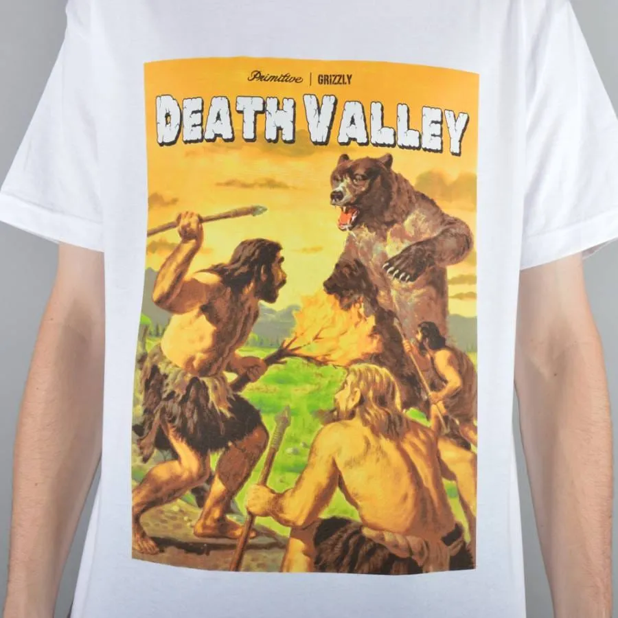 Primitive x Grizzly Death Valley Skate T-Shirt - White