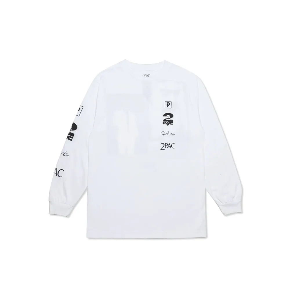 Primitive x Tupac Voice L/S Tee White PAPSP22160-WHT