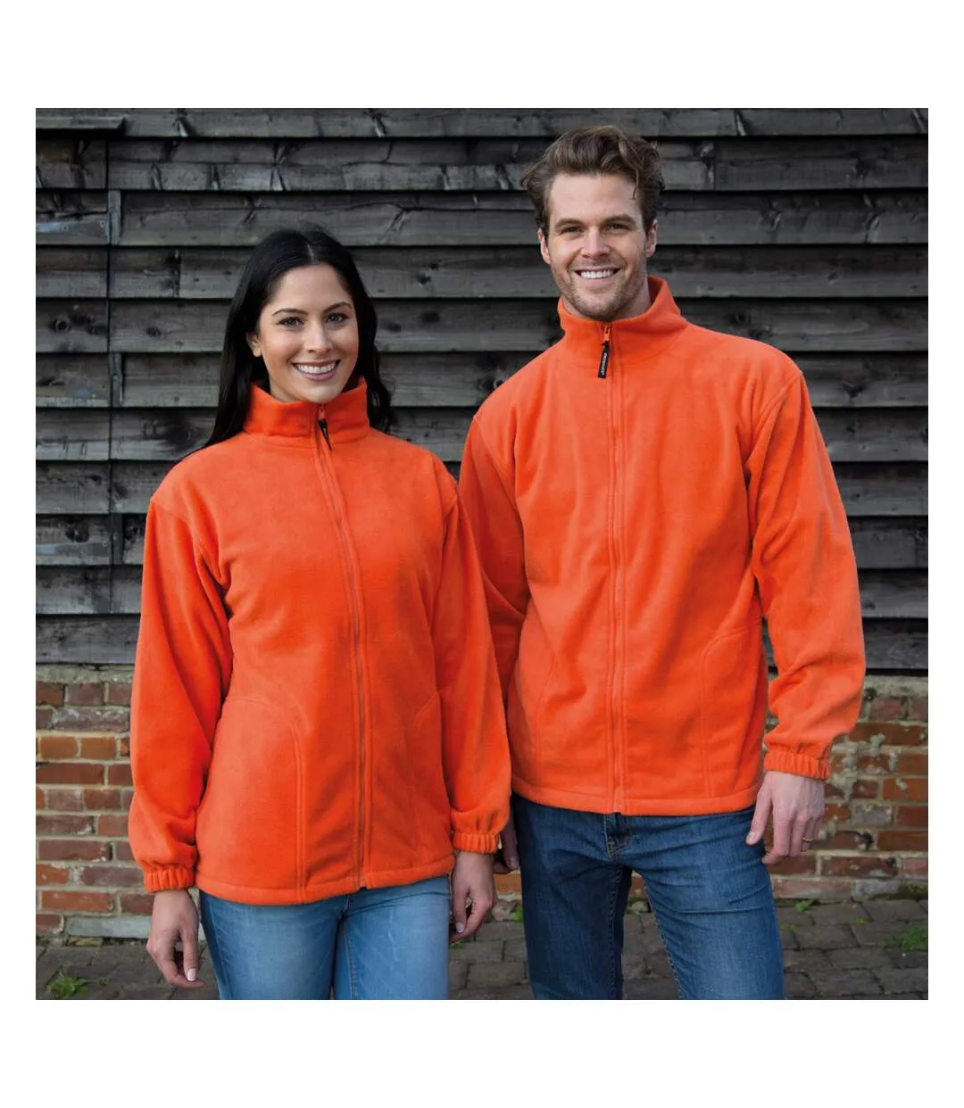 Result Mens Full Zip Active Fleece Anti Pilling Jacket (Orange) - UTBC922