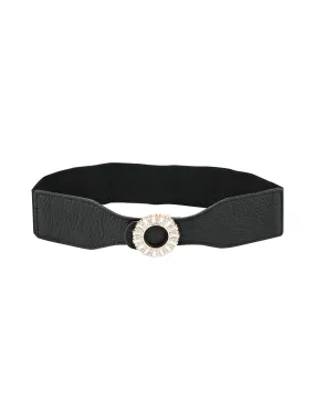 Rhinestone Studded Broad Belt