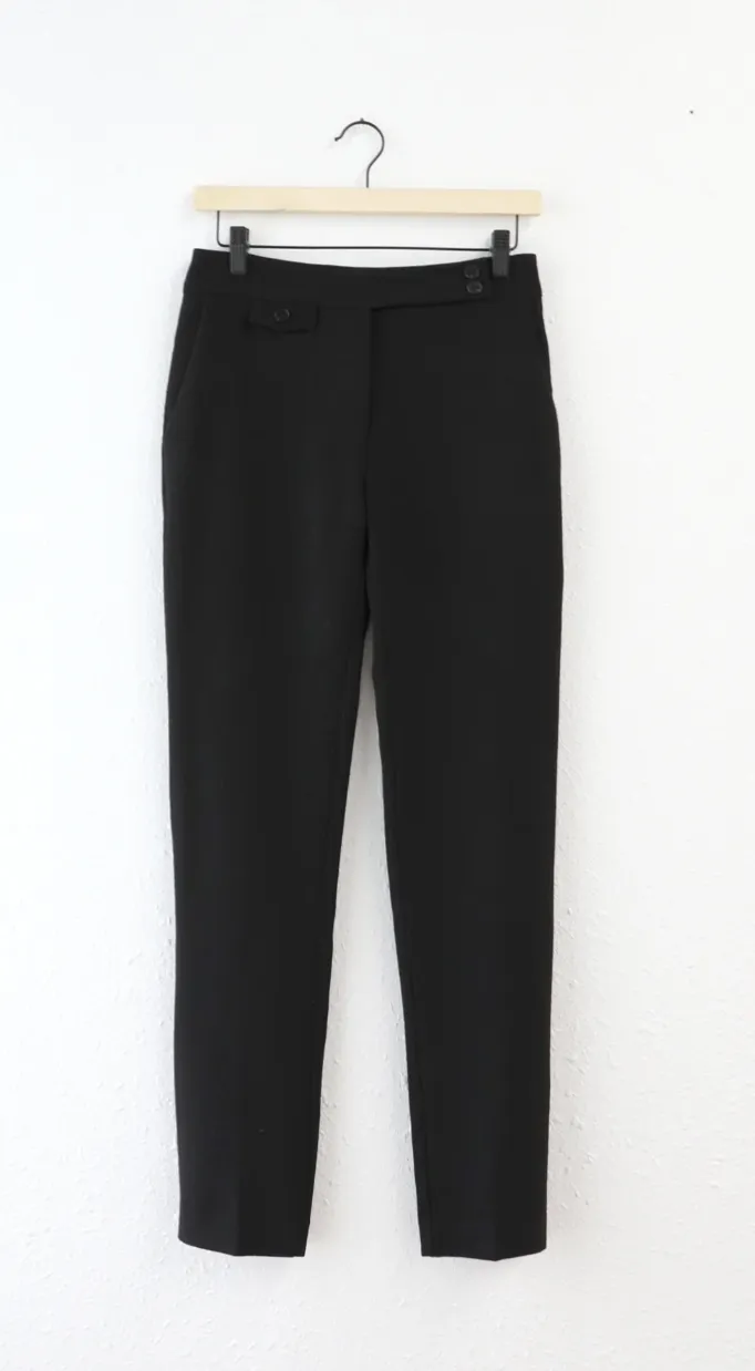 Rumi Button Tab Trouser