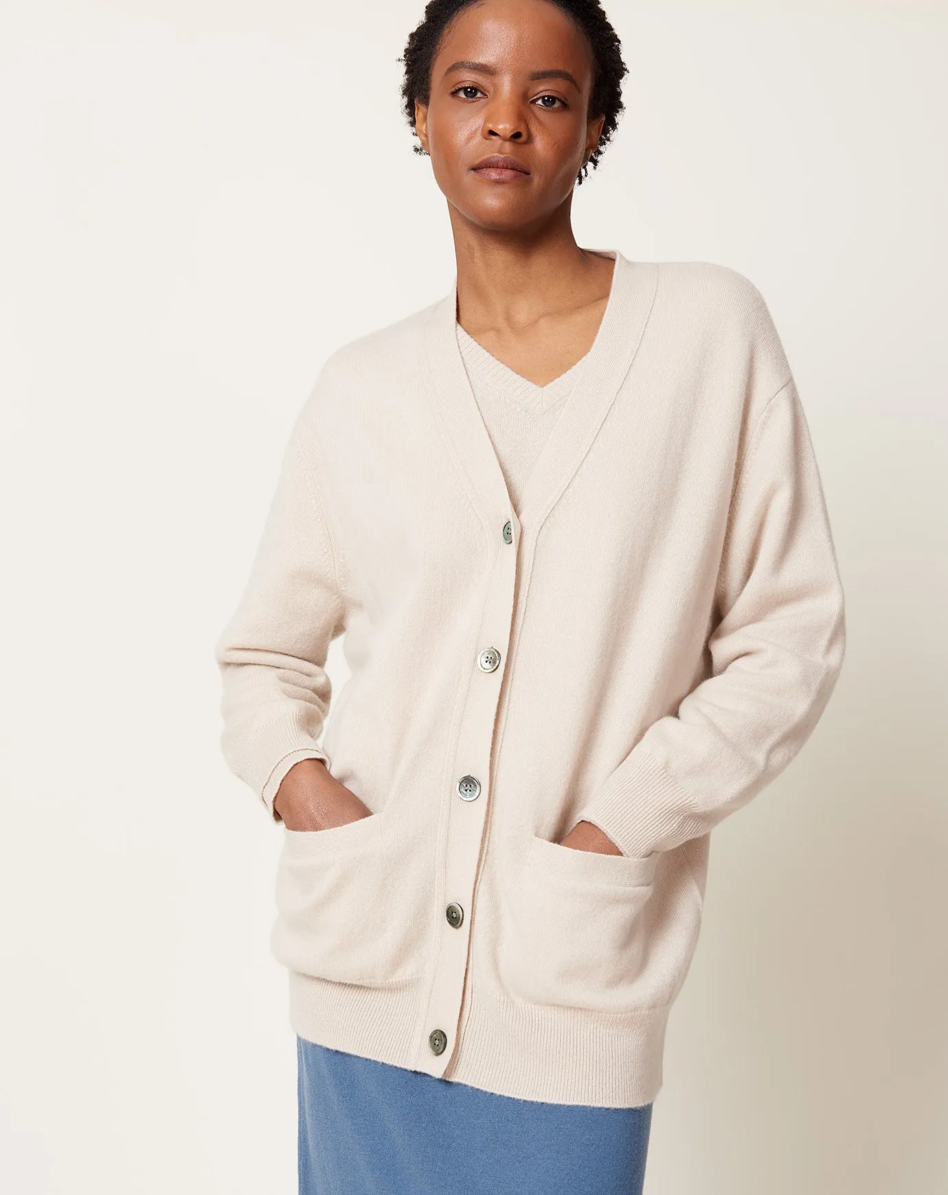 Samiya Cardigan in Linen