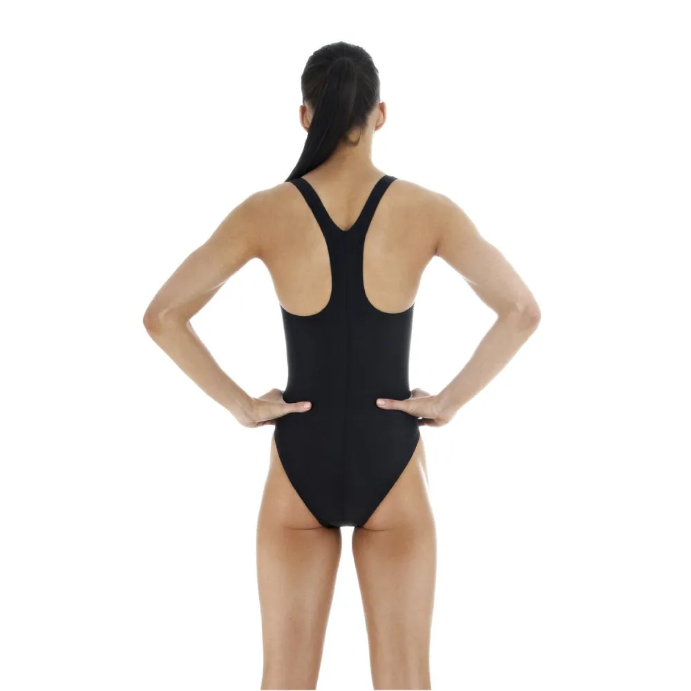 Speedo Women's Lycra Racerback One-Piece (Black)