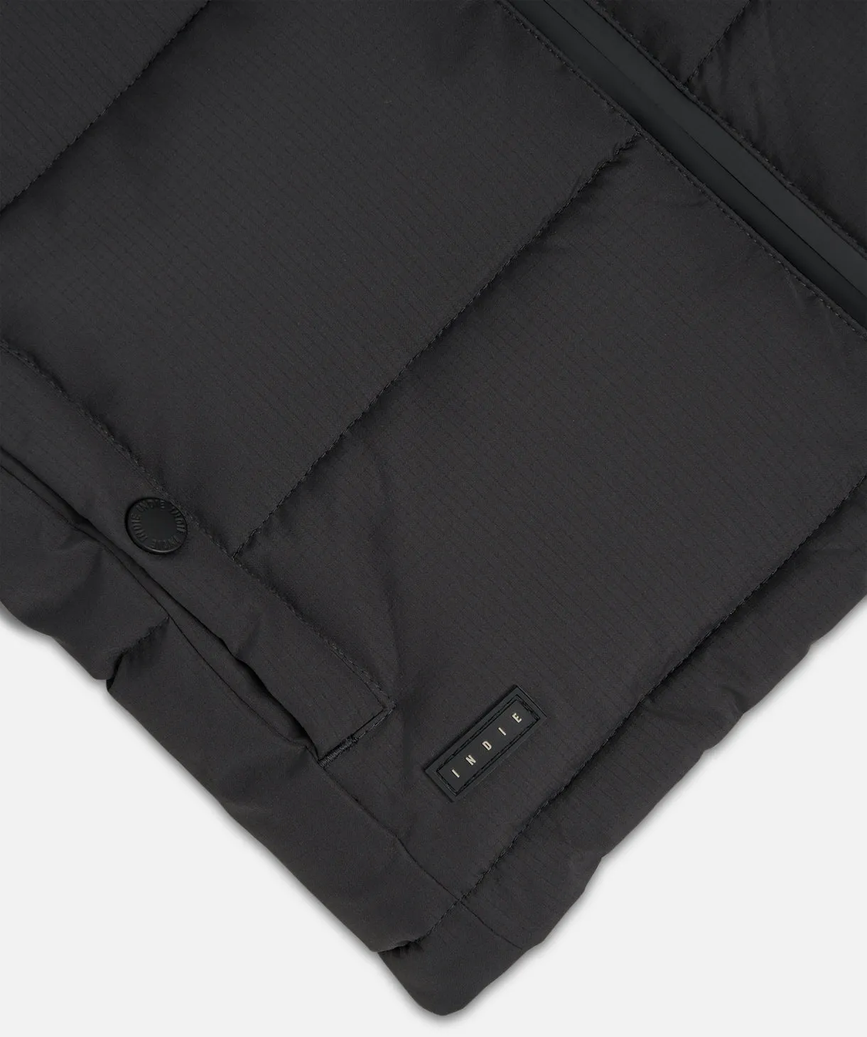 The Deansgate Puffer Jacket - Washed Black