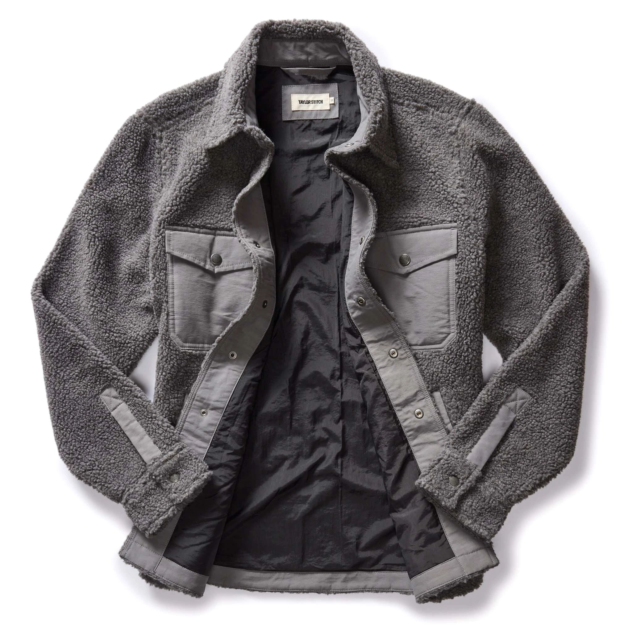 The Timberline Jacket in Greystone Fleece