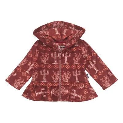 Toddler Girls' Wrangler Fleece Hooded Fleece Jacket