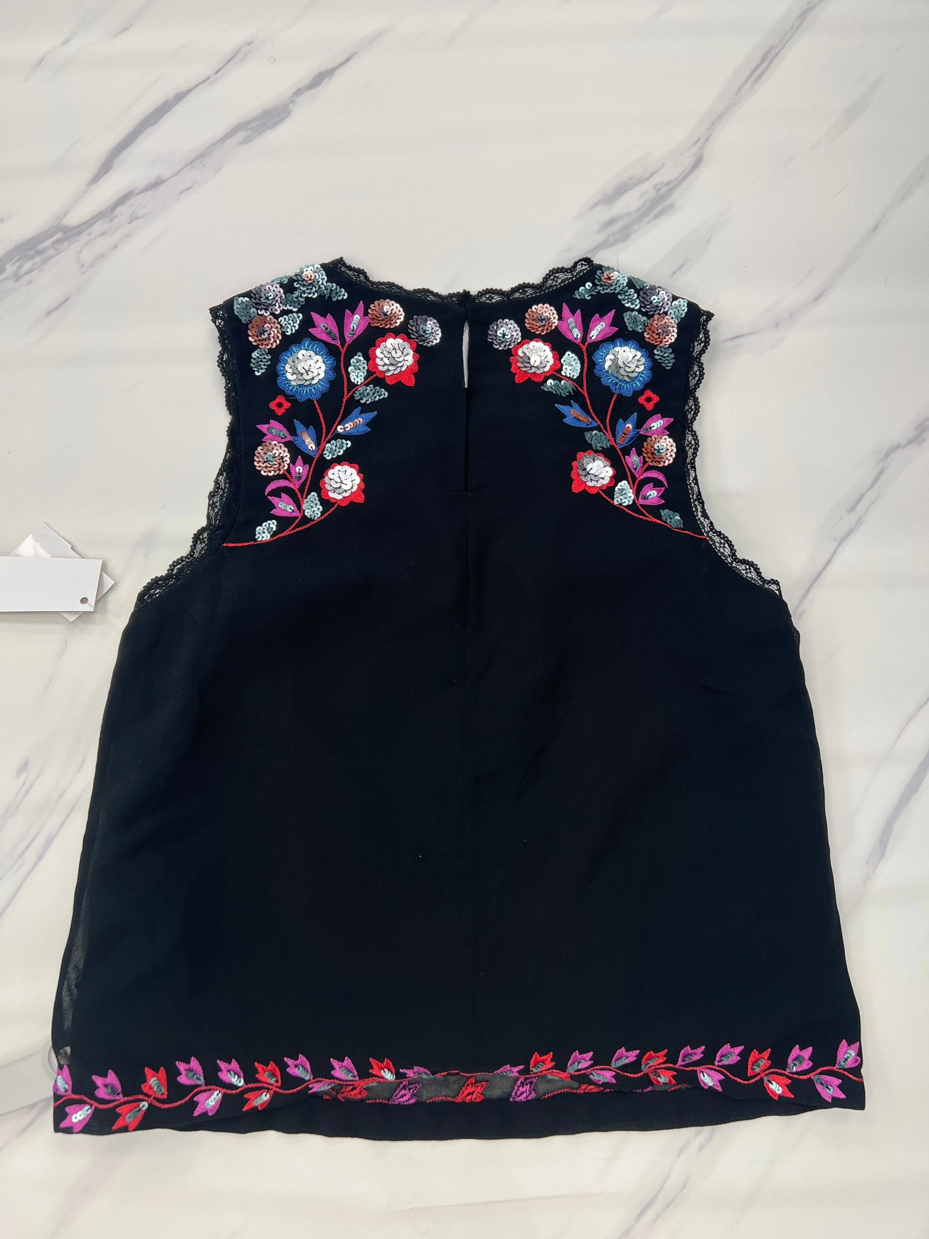 Top Sleeveless Designer By French Connection In Black, Size: 4