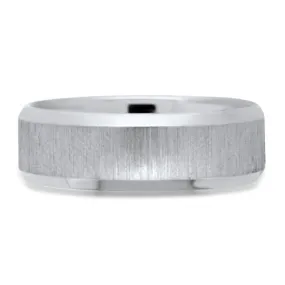 White Gold Men's Wedding Ring