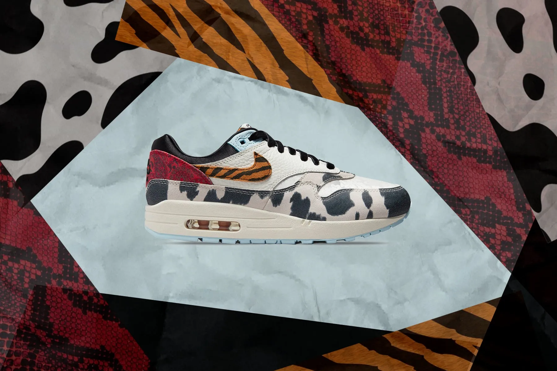 Women's Air Max 1 '87 Great Indoors - Sail/Black/Celestine Blue